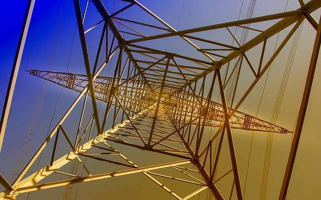 electric transmission towers