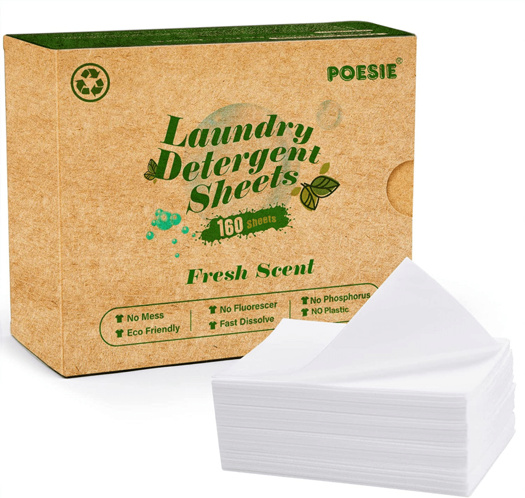 Eco-Friendly Laundry Detergent Sheets, Up to 128 Loads – Seas of